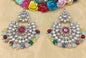 Kundan Earring Mehndi Sku 804 A2 - rchiecreation