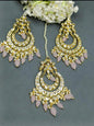 Kundan Earring-Tikka Golden Sku-774 A1 - rchiecreation