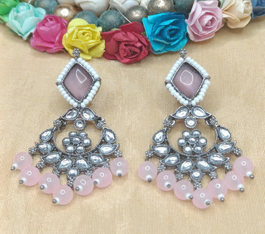 Kundan Earring Victorian Sku- 837 A1 - rchiecreation