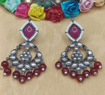 Kundan Earring Victorian Sku- 837 A1 - rchiecreation