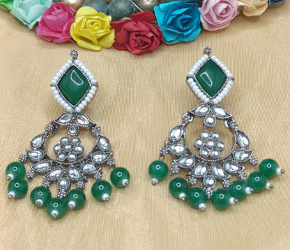 Kundan Earring Victorian Sku- 837 A1 - rchiecreation