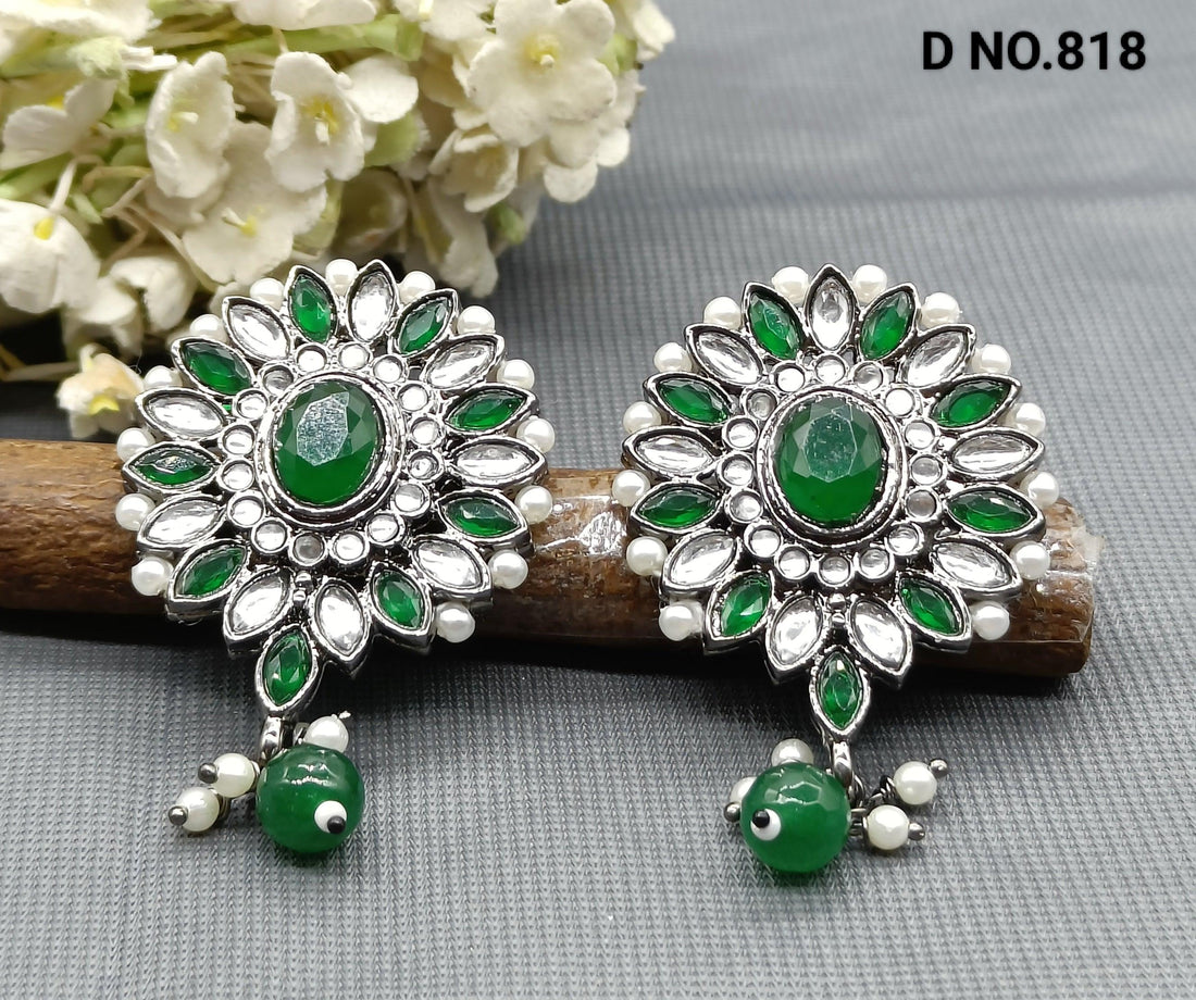 Kundan Earring Victorian Sku E3 - rchiecreation