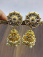 kundan jumki earring-2136 - rchiecreation