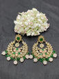 Mehndi Polki Earring - 460 A2 - rchiecreation