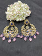 Mehndi Polki Earring - 460 A2 - rchiecreation