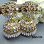 Mirror Jhumki Sku 329 A3 - rchiecreation