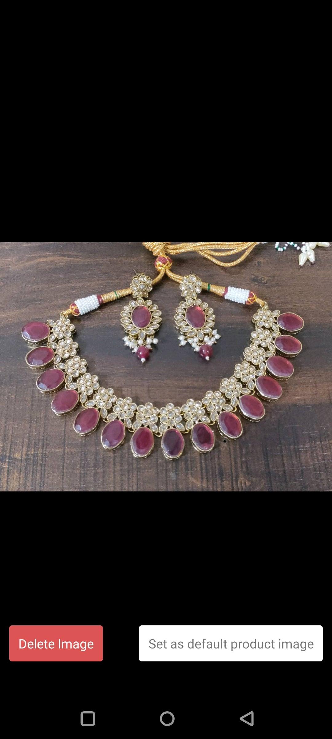 Monalisa necklace mehendi -5785 B2 - rchiecreation