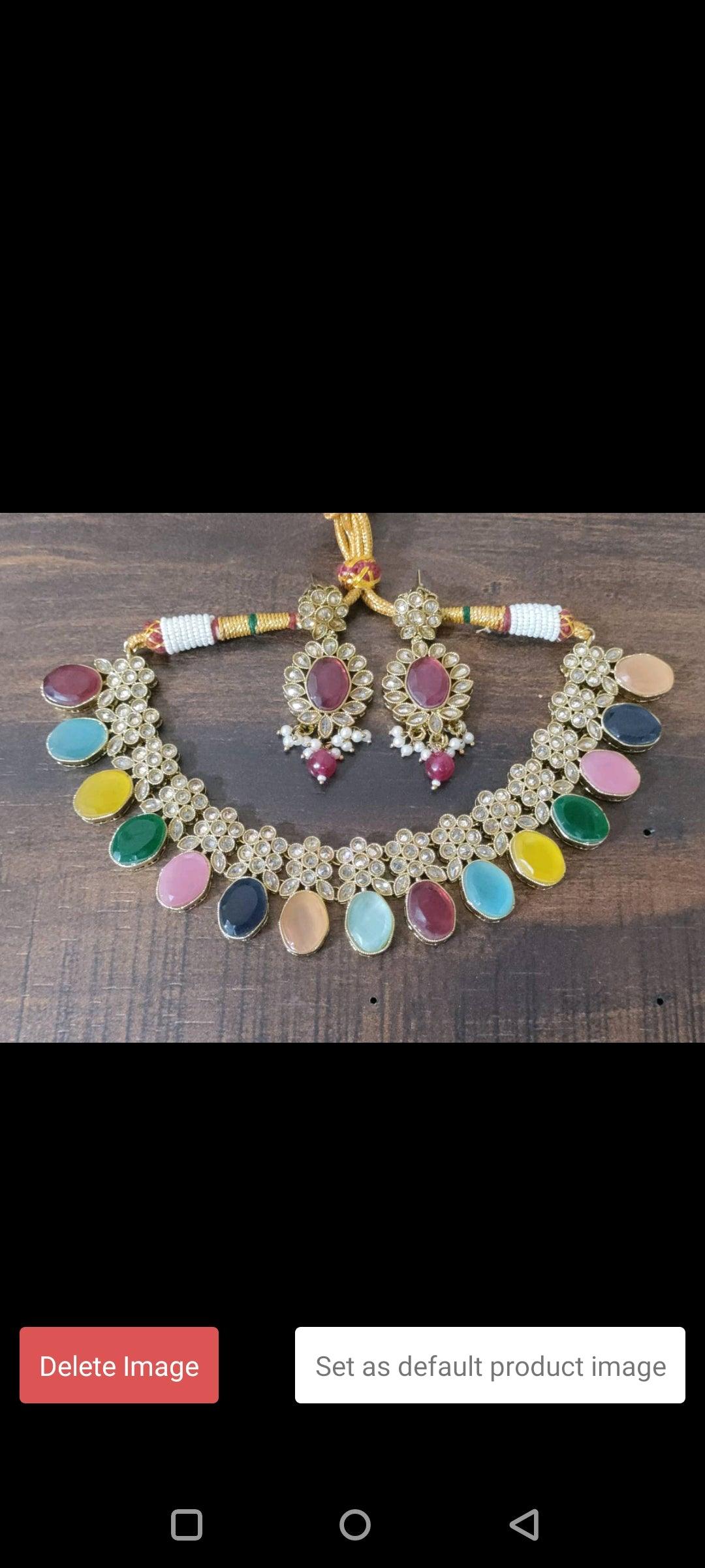 Monalisa necklace mehendi -5785 B2 - rchiecreation