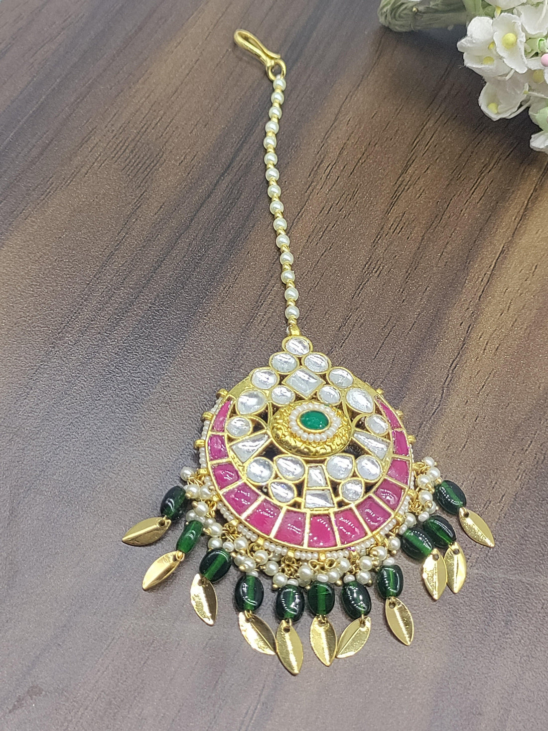 Pachi kundan tika-2124 - rchiecreation