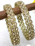 Polki Bangles Sku-8571 F1 - rchiecreation