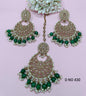 Polki Earring & Tica Mehndi Sku-430 E 3 - rchiecreation