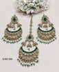 Polki Earring & Tica Mehndi Sku 546 A1 - rchiecreation