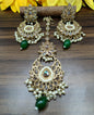 Polki Earring & Tica Mehndi Sku- 830 A1 - rchiecreation