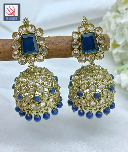 Polki Earring jhumki Sku -795 A4 - rchiecreation