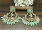 Polki Earring Mehndi Sku-788 A2 - rchiecreation