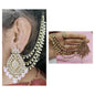 Polki Mehndi Bahubali Earring Sku-756 A2 - rchiecreation