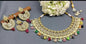 Polki Necklace Mehndi Mirror Set Sku-5912 B1 - rchiecreation