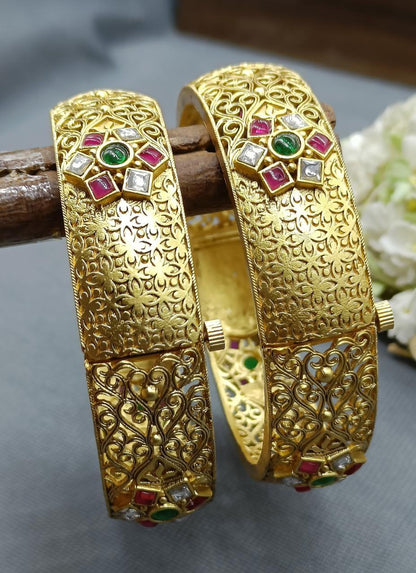 Rajwadi Bangles Sku-3081 D2 - rchiecreation