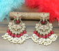 Tassel Earring Polki Earring Mehndi Sku- 624 A2 - rchiecreation