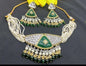 Tiyaani Kundan Necklace Set Sku-5829 D5 - rchiecreation