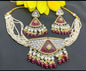 Tiyaani Kundan Necklace Set Sku-5829 D5 - rchiecreation