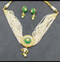 Tiyaani Kundan Necklace Set Sku-5858 C3 - rchiecreation