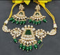 Tiyaani Kundan Necklace Set Sku-5862 C3 - rchiecreation