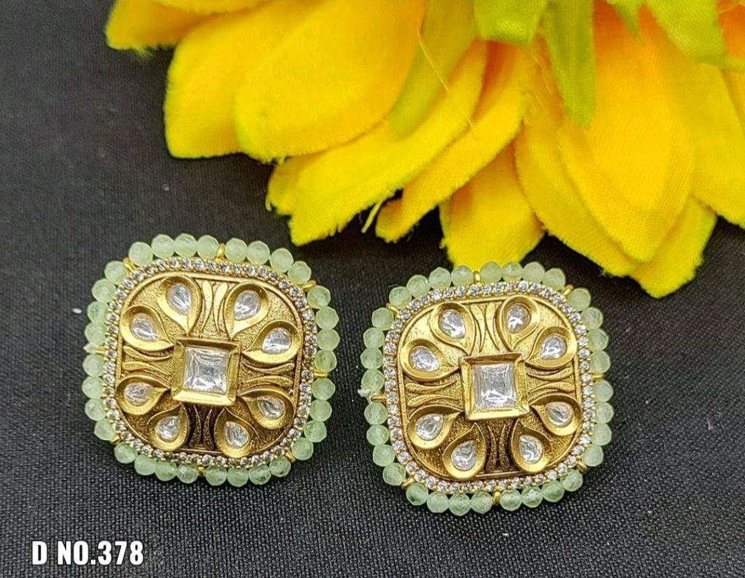 Tiyani Kundan Earring Sku_378 D2 - rchiecreation