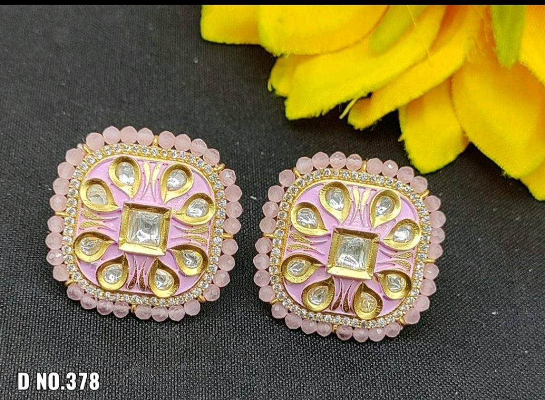 Tiyani Kundan Earring Sku_378 D2 - rchiecreation