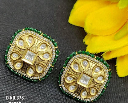 Tiyani Kundan Earring Sku_378 D2 - rchiecreation