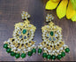 Tiyani Kundan Earring Sku-5298 D2 - rchiecreation