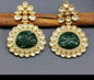 Tiyani Kundan Earring Sku-740 D2 - rchiecreation